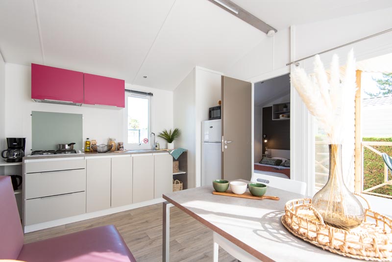 Camping Club Les Brunelles - MS Vacances - Mobil home - 4p - Cottage Malaga CLASSIC