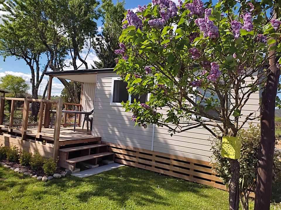 l'Olivier - Mobil home - Mobilhome 4 personnes - Mobil-Home Prestige "Lys - Orchidée" 2 chambres Climatisation