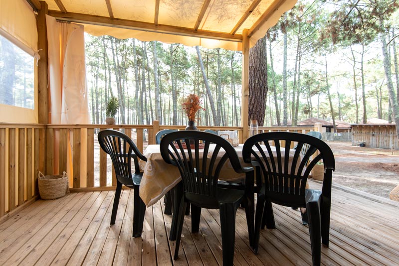 Camping Club Navarrosse Plage - MS Vacances - Mobil home - 6p - Cottage Venezia CONFORT climatisé