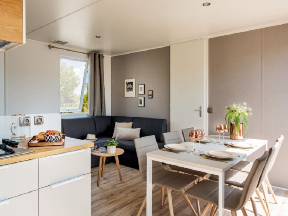 Les Cerisiers du Jaur - Mobil home - Mobilhome 6 personnes - COTTAGE PREMIUM ESPINOUSE 40 m² 3 ch 2 sdb B