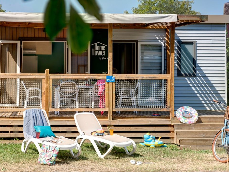 Les Ondines - Mobil home - Mobilhome 7 personnes - Homeflower Premium 30m² - 3 chambres