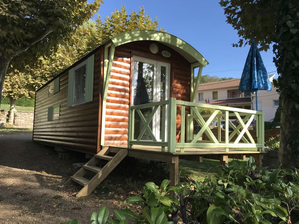 Parc de Palétès - Mobil home - Insolite 4 personnes - Arizona 1 chambre avec terrasse panoramique