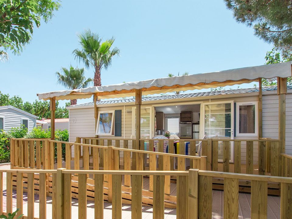 Loyada - Mobil home - Mobilhome 6 personnes - Mobil-home PMR | Comfort XL | 2 Ch. | 4/6 Pers. | Terrasse surélevée | Clim. | TV