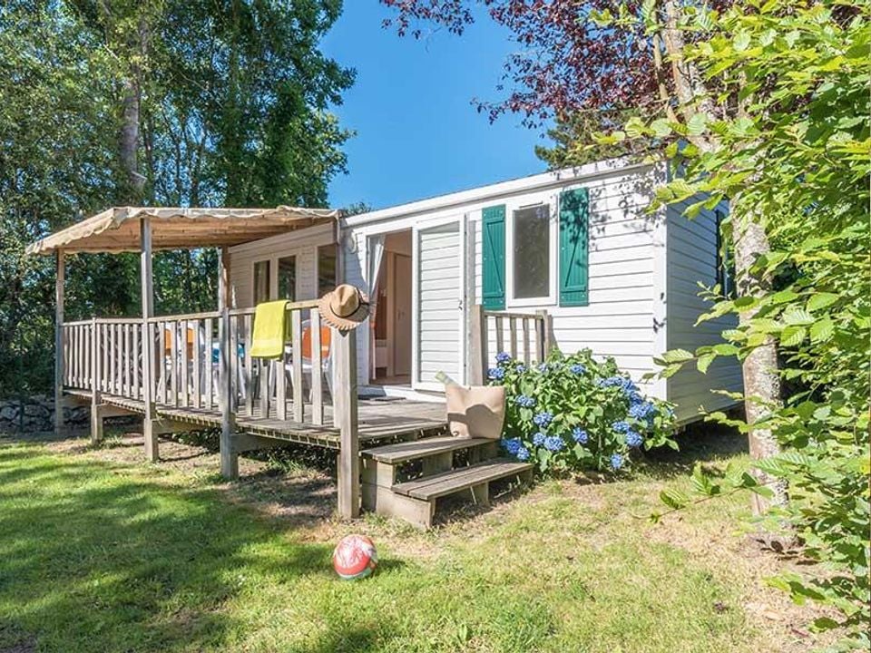 Les Bruyères - Mobil home - Mobilhome 5 personnes - CLASSIC 27-2 - maxi 4 adultes - TV, 2 chambres, environ 27m²