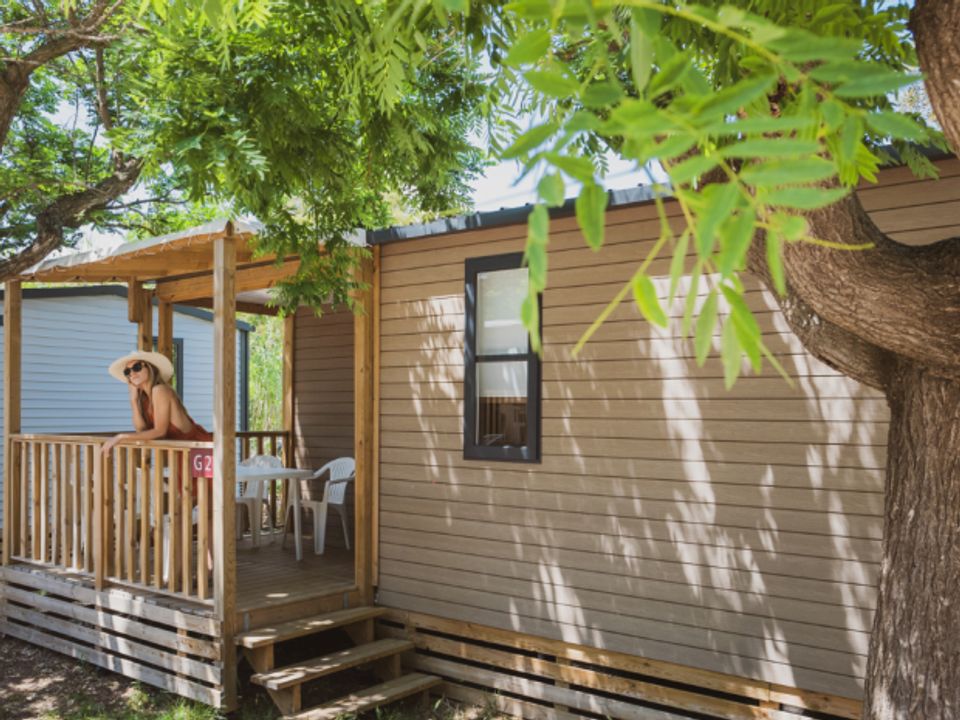 International et Spa - Mobil home - Mobilhome 4 personnes - Créole 32 m² - 3 pièces - 2 chambres - Climatisation