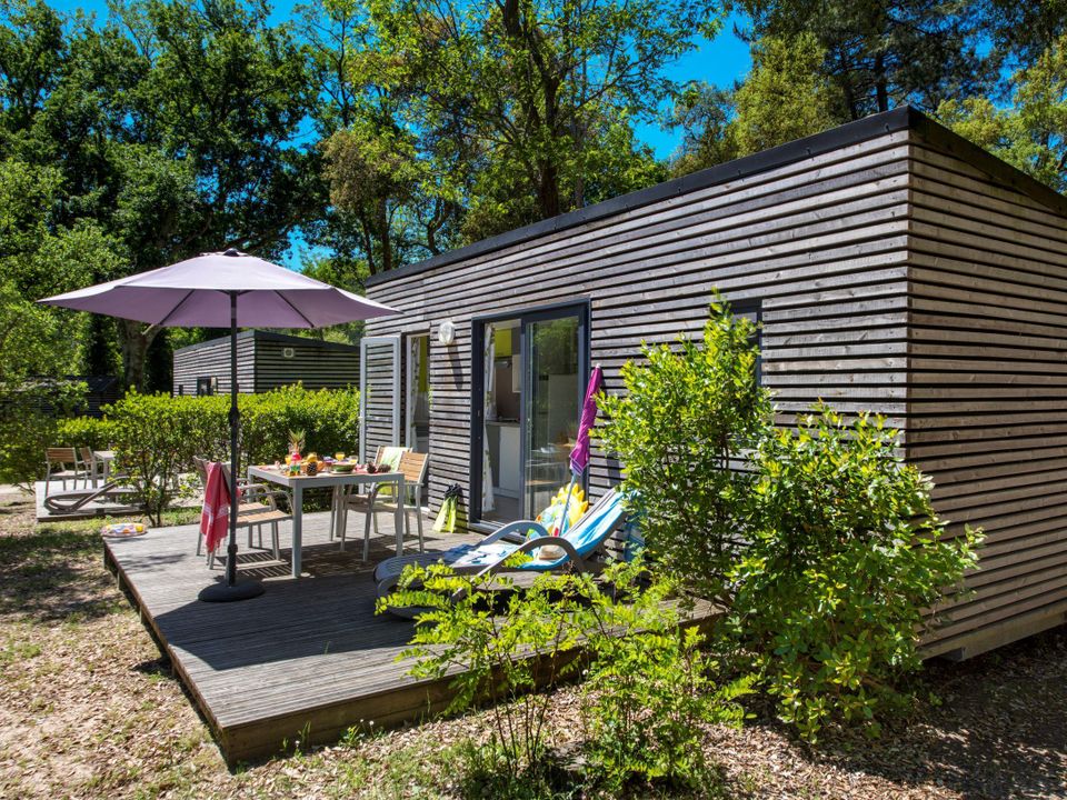 Les Deux Etangs - Mobil home - Mobilhome 4 personnes - Mobil-home Confort 29m² 2 chambres + terrasse + serviettes et draps + TV