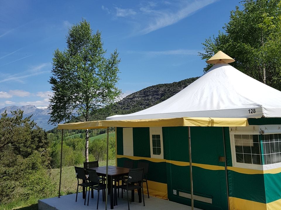 La Pierre de l'Aigle - Bungalow - Bungalow toilé 5 personnes - Tente toilée KIWI - sans sanitaires