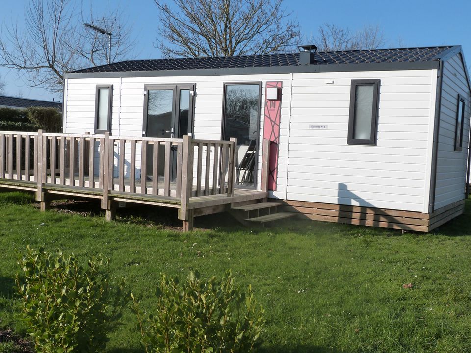 des Hautes Grées - Mobil home - Mobilhome 5 personnes - Confort 2 chambres avec terrasse
