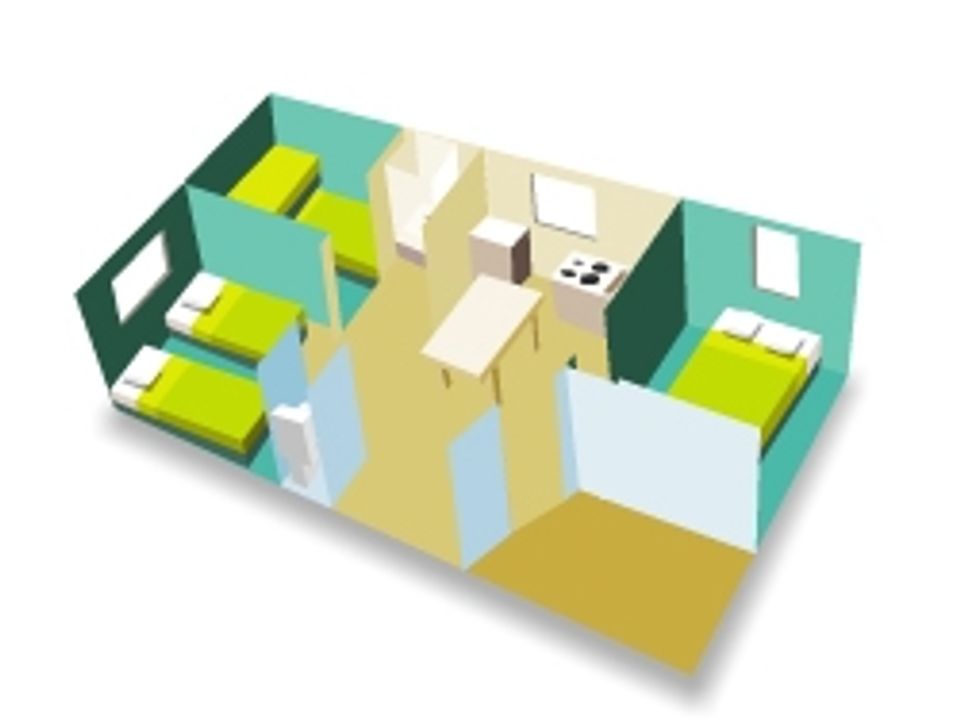 Les Bois du Bardelet - Châlet - Chalet 6 personnes - Paradis Loisirs 3 chambres