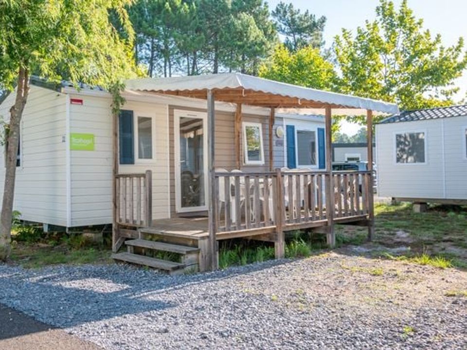 Borepo - Mobil home - Mobilhome 6 personnes - Mobil-home | Comfort | 3 Ch. | 6 Pers. | Terrasse surélevée | Clim.