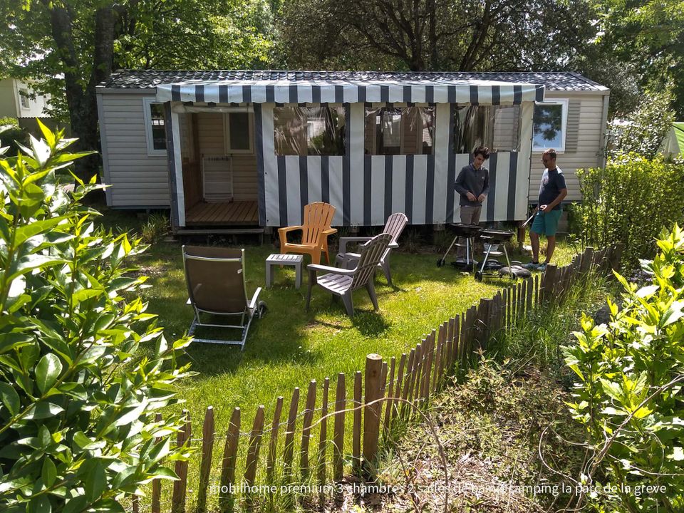 Le Parc de la Grève - Mobil home - Mobilhome 6 personnes - Home Premium 3ch 2sdb (gamme Privilège)