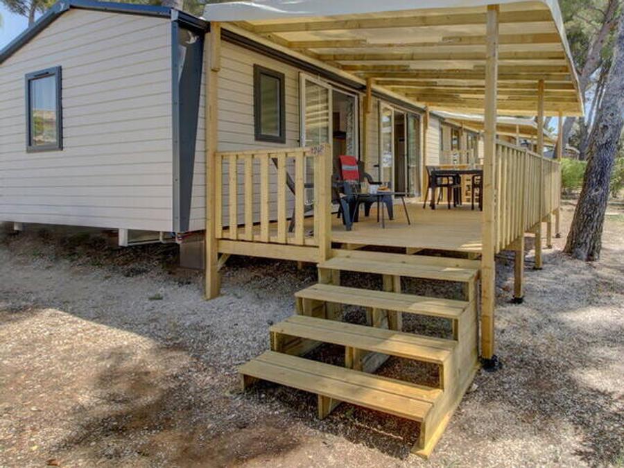 International Riccione Village - Mobil home - Mobilhome 5 personnes - Mobil-home | Comfort | 3 Ch. | 5 Pers. | Terrasse Lounge | Clim.