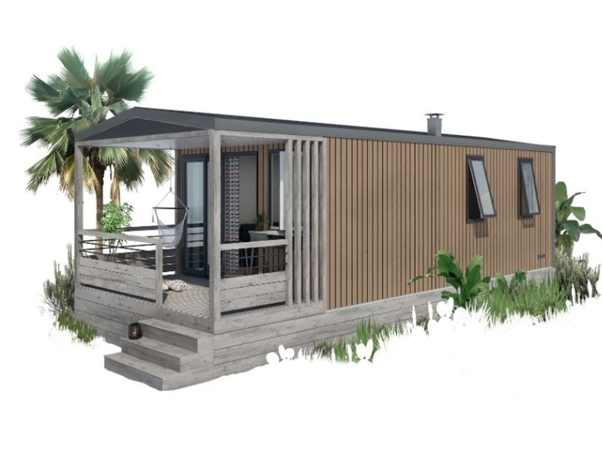 Les Ajoncs d'Or - Mobil home - Mobil-home Mahana 4 personnes 2 chambres 28m²