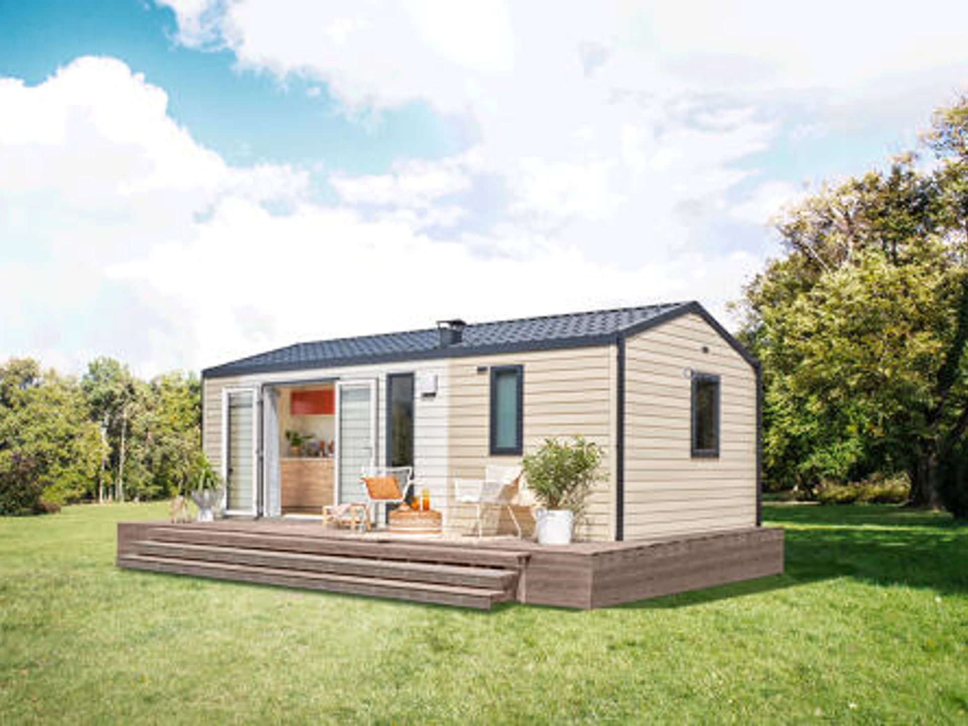 Abijune - Mobil home - Cottage Bahia 2 chambres (Gamme Confort)