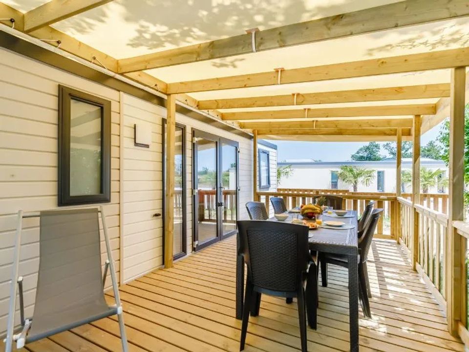 Le Bois Joli - Mobil home - Mobilhome 8 personnes - MH "Privilège" 3ch 0-3 ans 1/8 pers