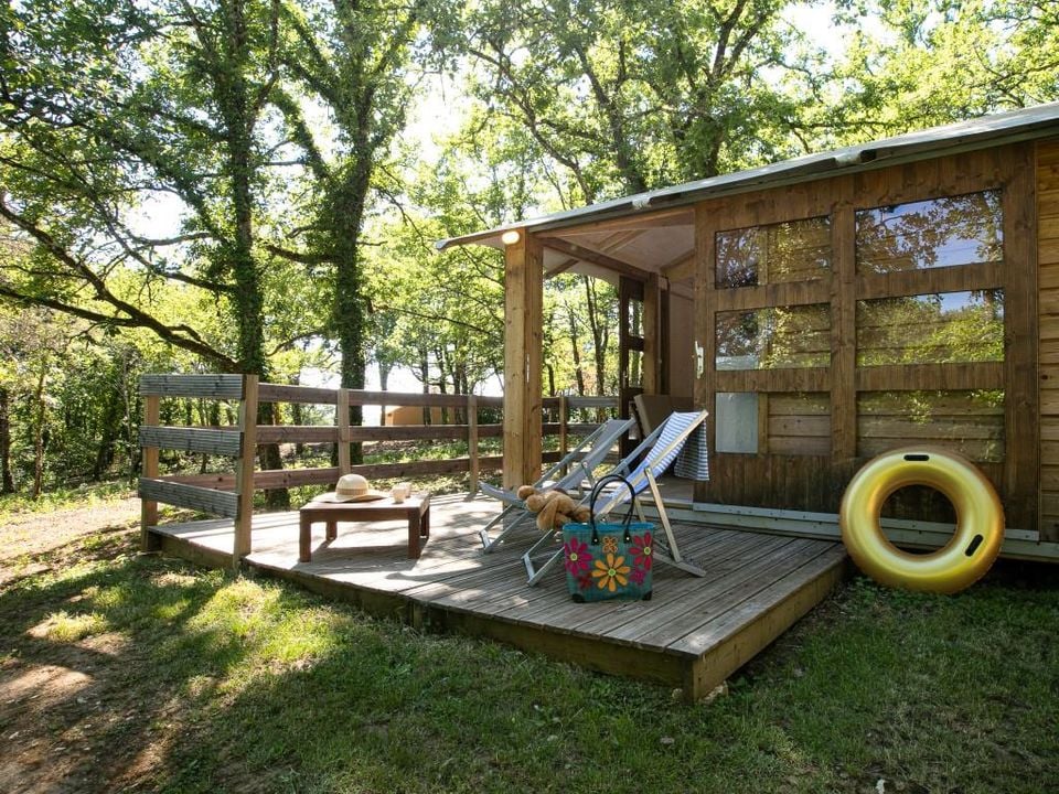 Les Hirondelles - Châlet - Chalet 5 personnes - Confort Sarlat - 2 chambres - terrasse non couverte