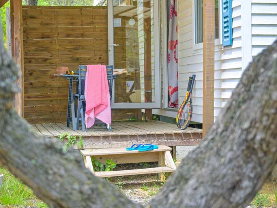 Fondespierre - Mobil home - Mobilhome 2 personnes - Mobil-home standard - 15 m² (1 chambre - climatisation - TV)