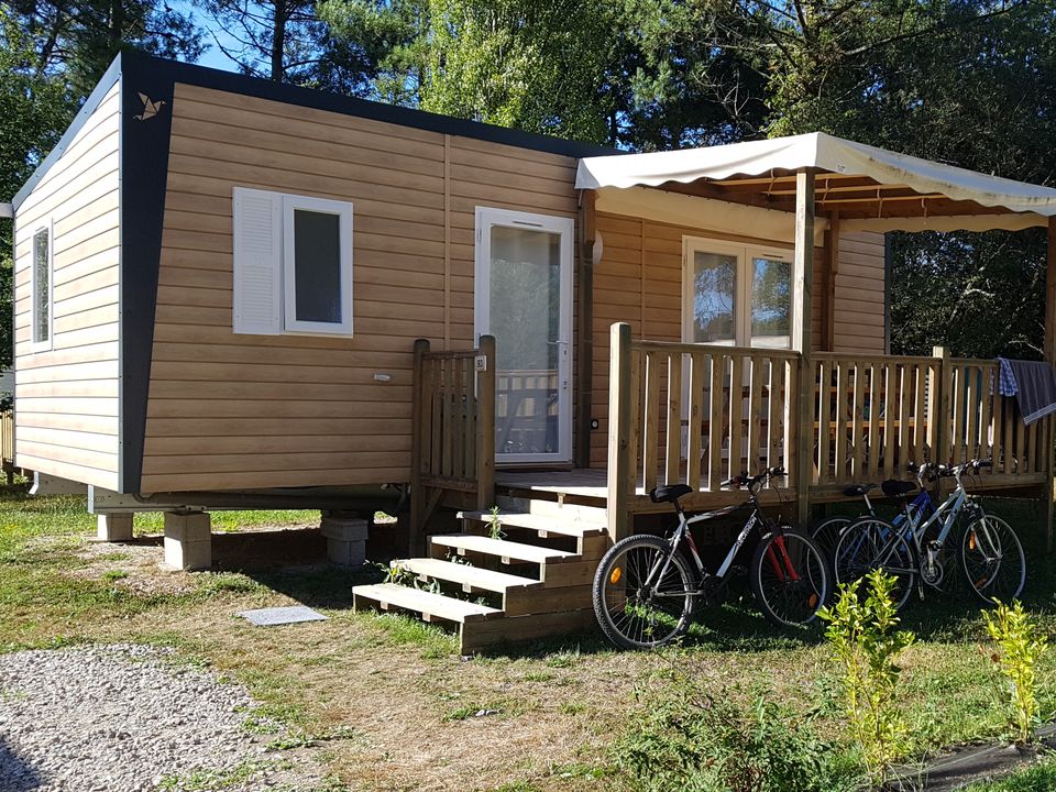 Le Saint Laurent - Mobil home - Mobilhome 4 personnes - Mobil home Confort - 29m² - 2 chambres - terrasse semi couverte