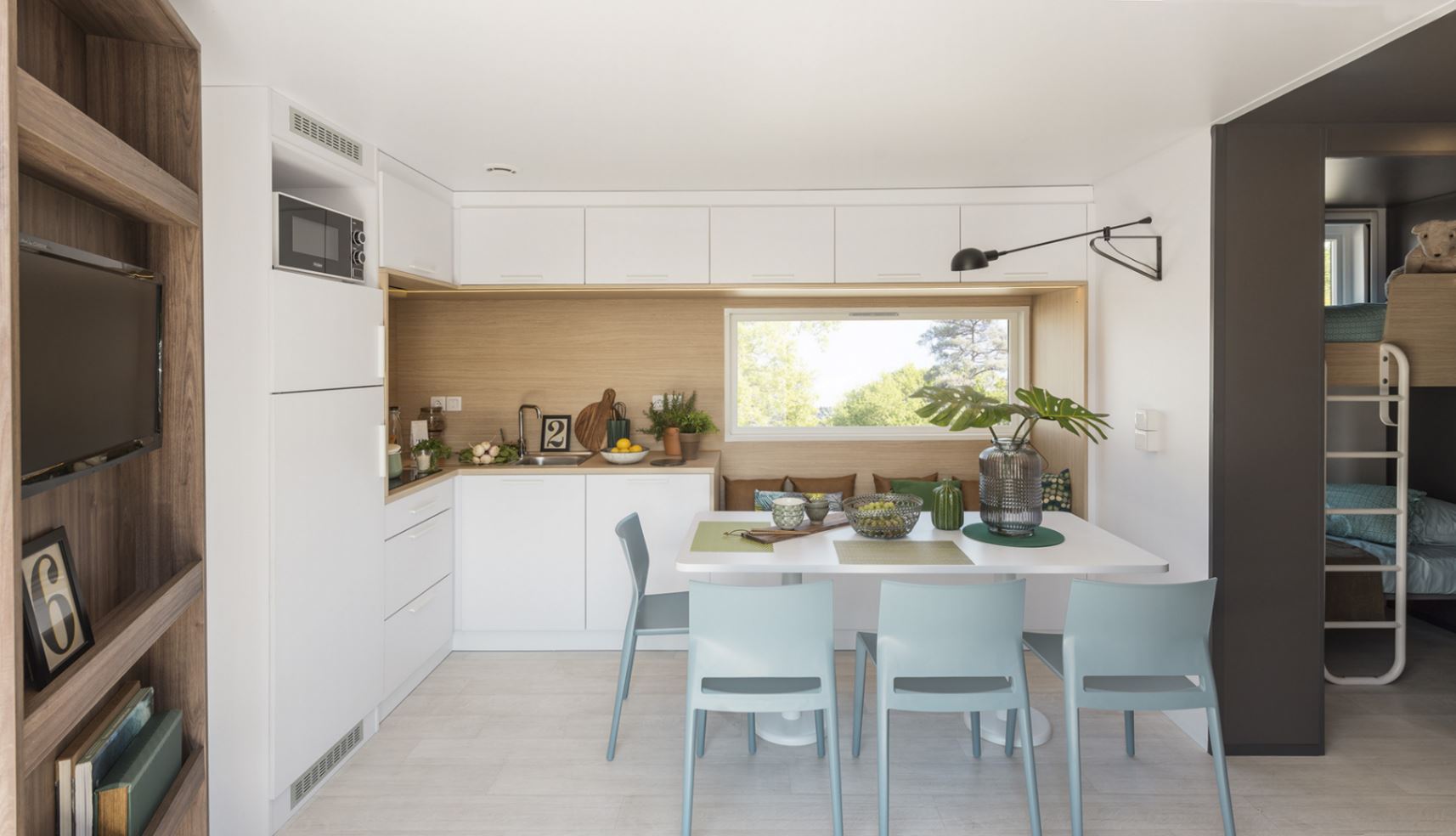 Nantes Camping - Mobil home - Cottage Carrousel 3 Chambres 2 SDB