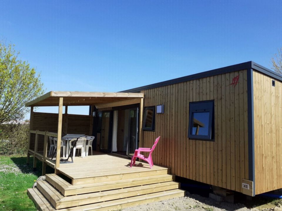 Camping de la Motte - Mobil home - Mobilhome 6 personnes - M.HOME PRIVILEGE 3CH L.V. 33M2