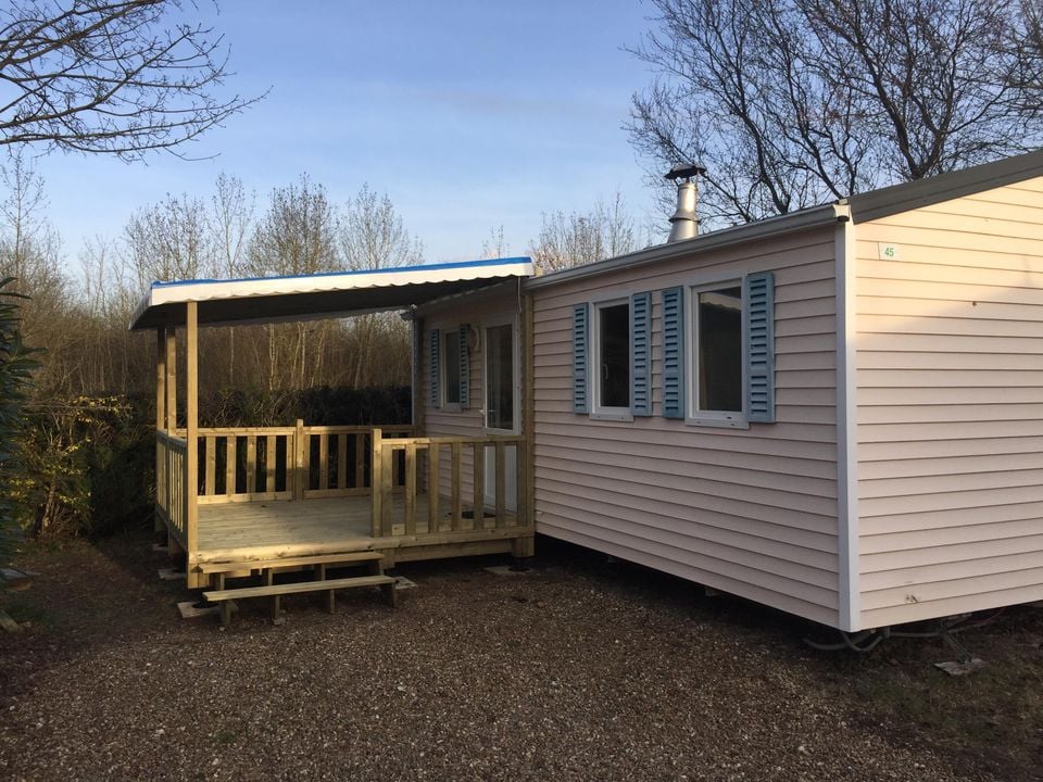 Les Granges - Mobil home - Mobilhome 4 personnes - Confort 30m2 (2 chambres) + terrasse couverte