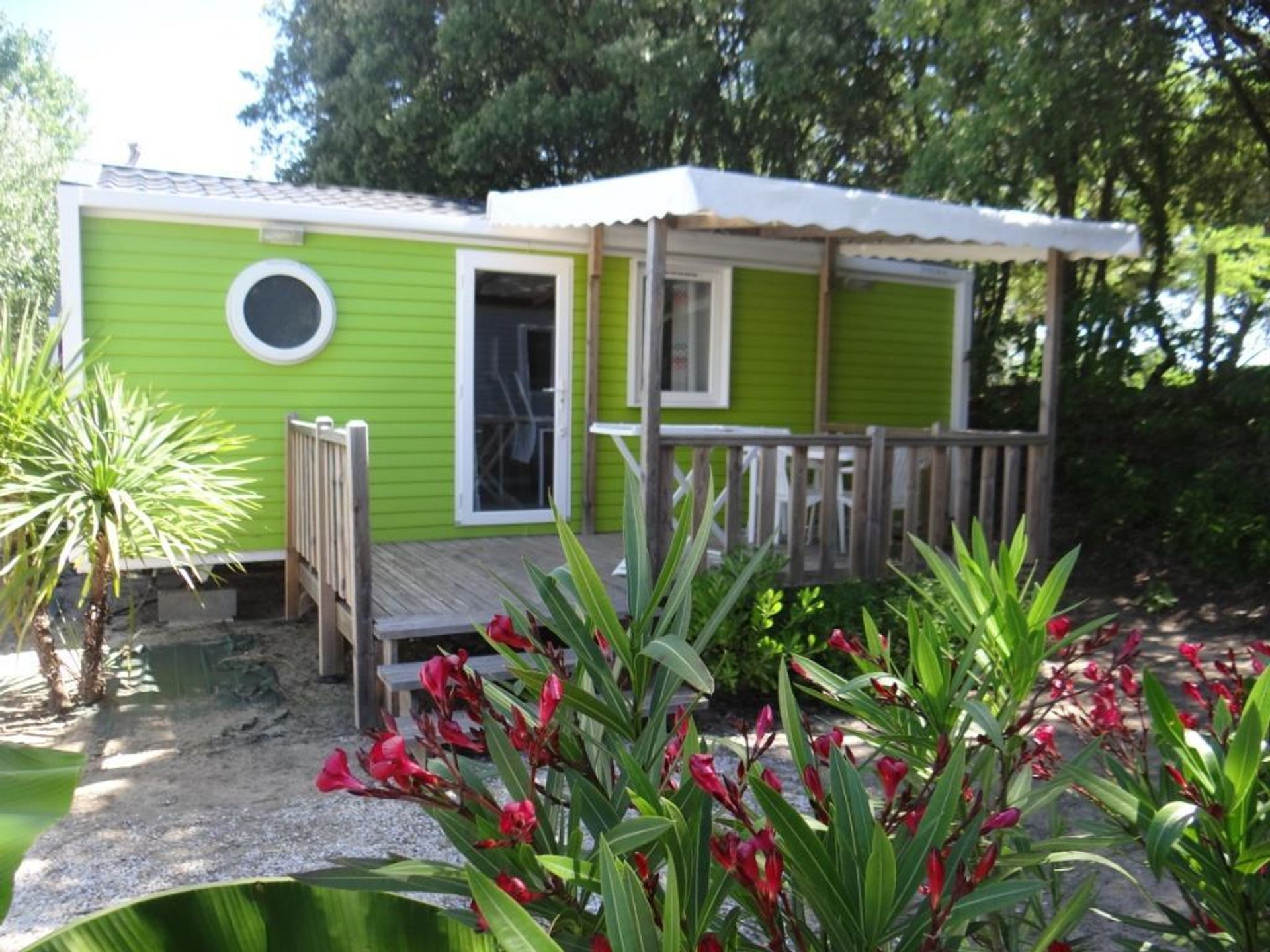 Le Bois Verdon - Mobil home - LITCHI -26 m²- 2 chambres- terrasse semi-couverte de 12m²