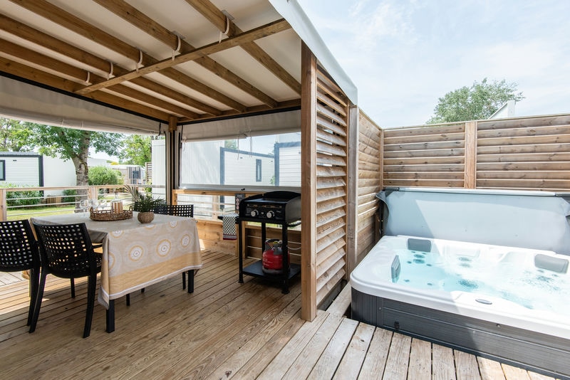 Camping Club Pontaillac Plage - MS Vacances - Mobil home - 4p - Otello Sabia SIGNATURE & SPA