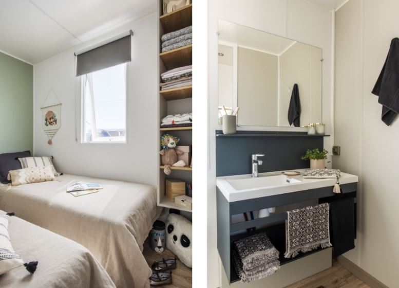 Le Nid d'été - Mobil home - Mobil-home Premium 6 personnes 3 chambres 2 sdb