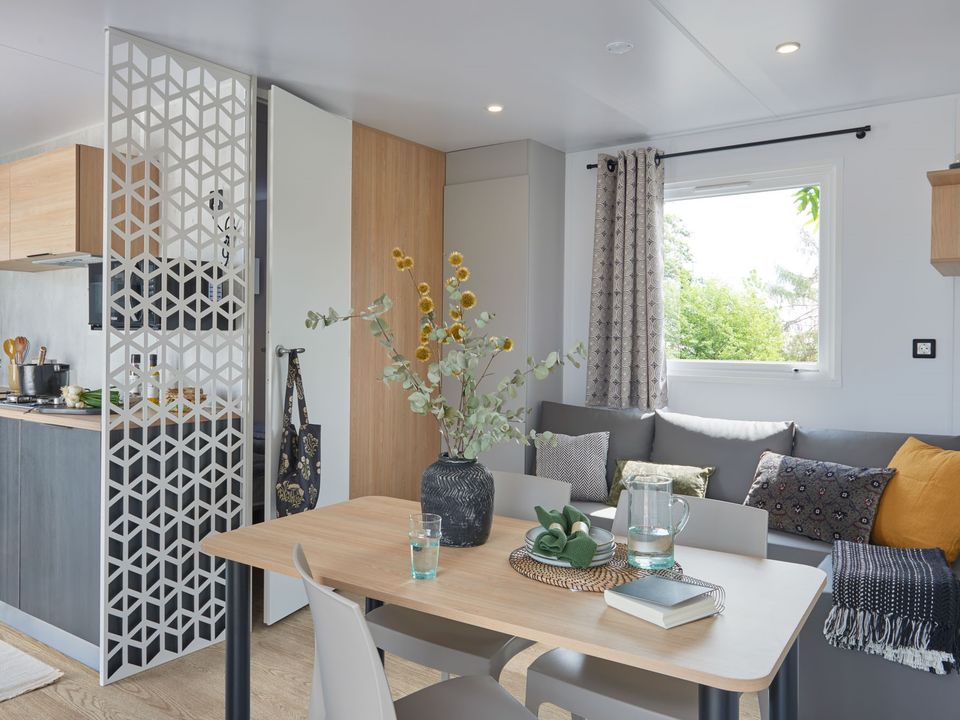 Le Pont de Mazerat - Mobil home - Mobilhome 4 personnes - Louisiane 30m² - Au coeur d'une placette premium ! 2 chambres-Grande terrasse