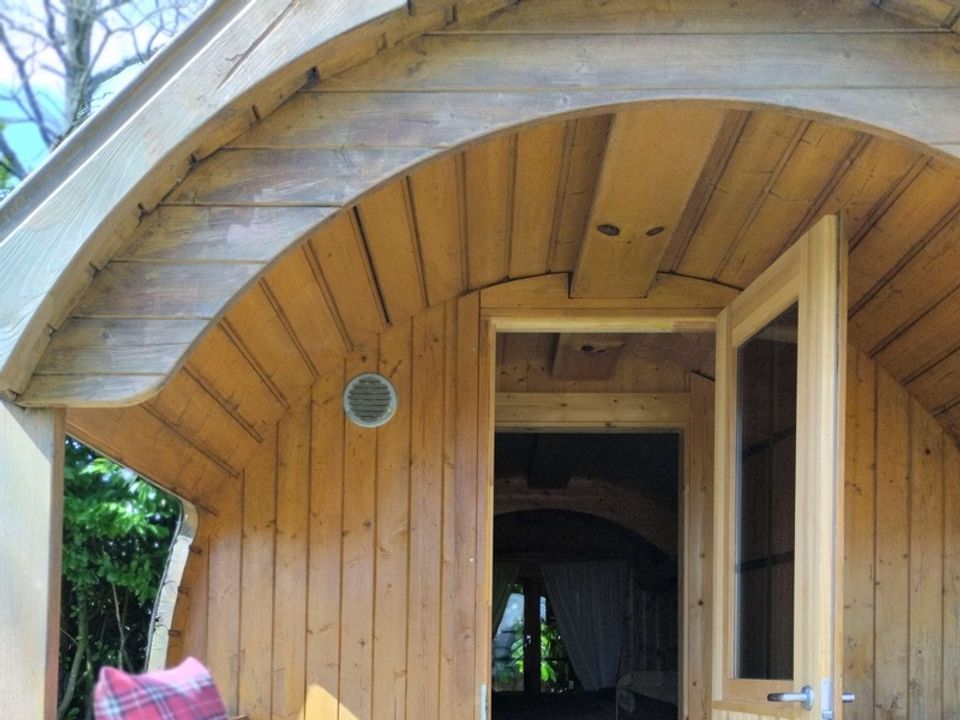 Les Cantarelles - Mobil home - Hébergement 4 personnes - Tonneau - 1 chambre (sans sanitaire)