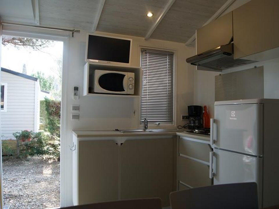 Orly d'Azur - Mobil home - Mobilhome 4 personnes - Mobile-home Cipressino Confort 22m² - 2 chambres - terrasse semi-couverte - clim