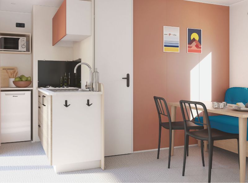 Les Flots Bleus - Mobil home - Mobil-home Cocoon+ 4 personnes 2 chambres 21m²