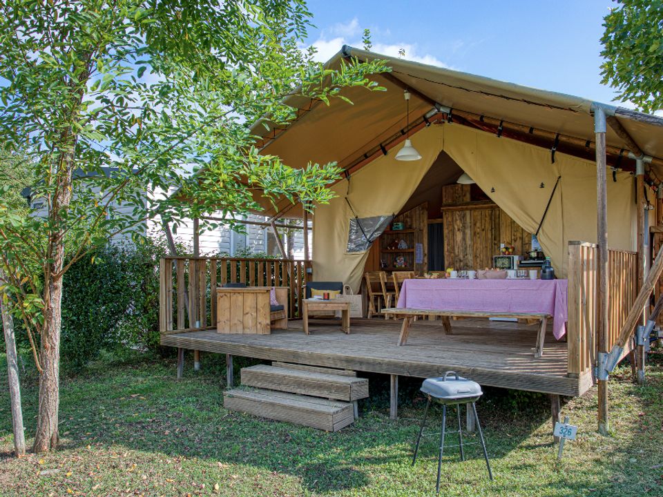 Le Rocher de la Cave - Tente meublée - Tente 4 personnes - Woody