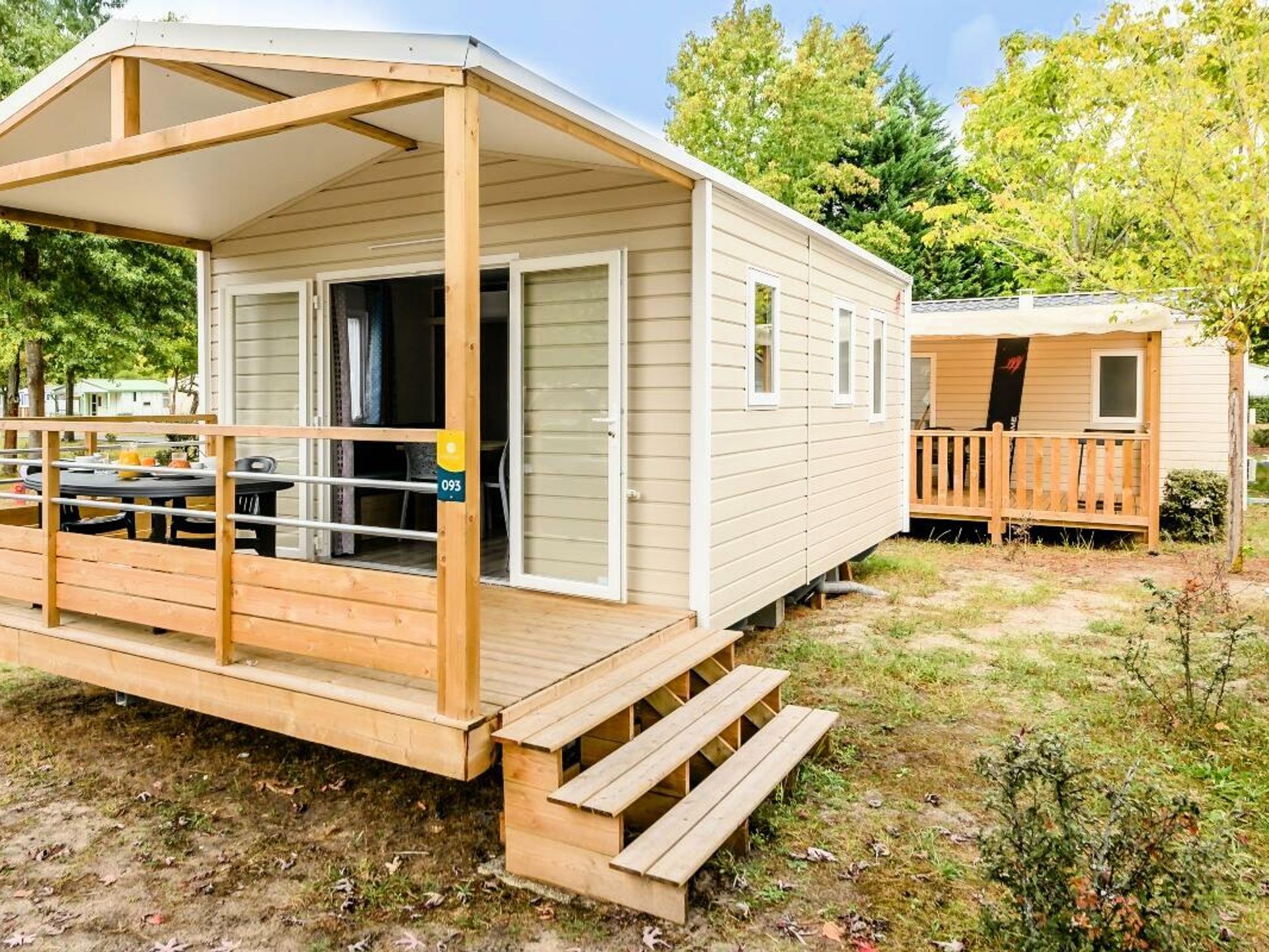 L'Arbre d'Or - Mobil home - 2 Pièces 2 Personnes Climatisé + TV