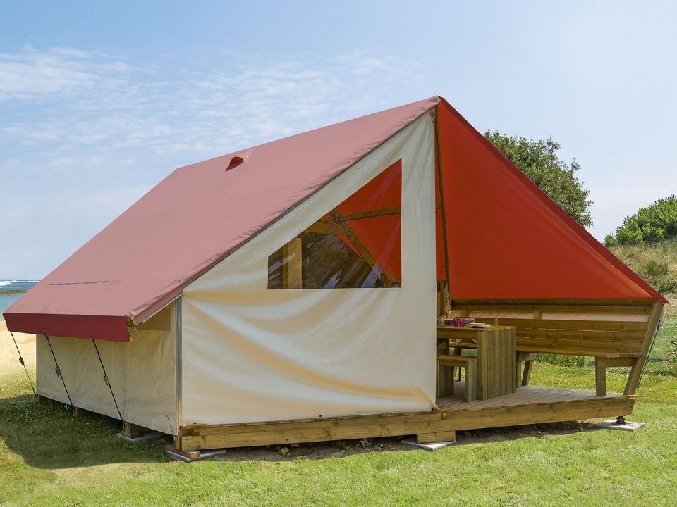 Le Bois Soleil - Tente meublée - Tente 4 personnes - SAHARI JUNIOR - sans sanitaire