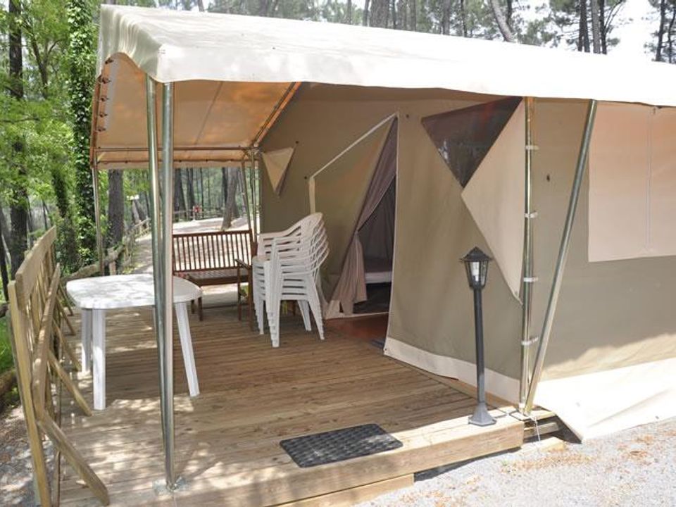 Bois Simonet - Bungalow - Bungalow toilé 6 personnes - Canada 3 chambres - sans sanitaire