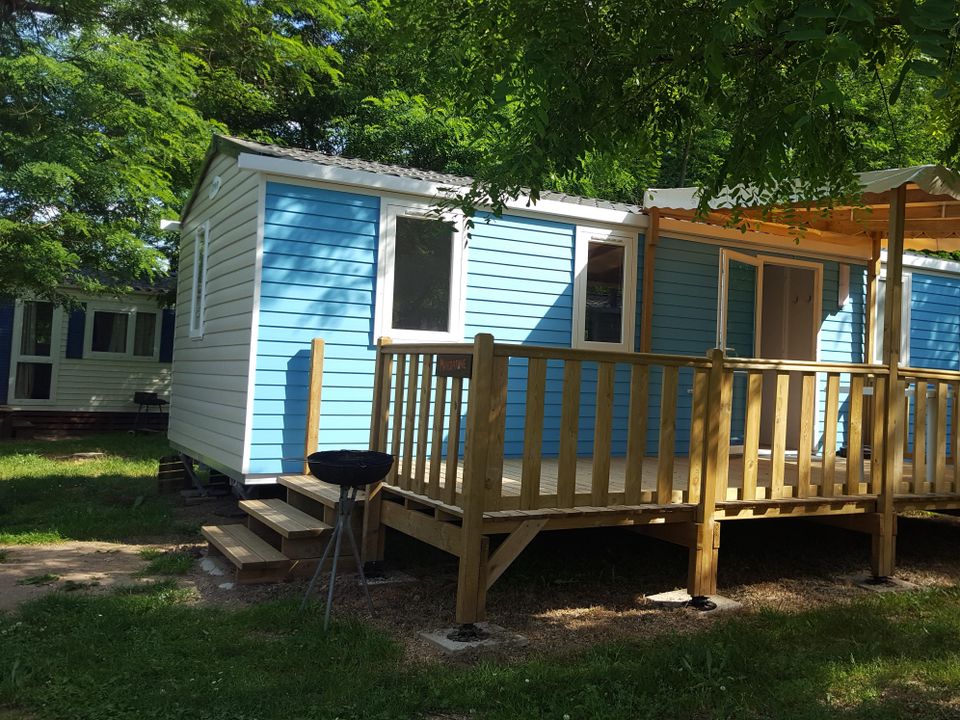 Base de Loisirs Cormoranche - Mobil home - Mobilhome 6 personnes - Titania - 3 chambres