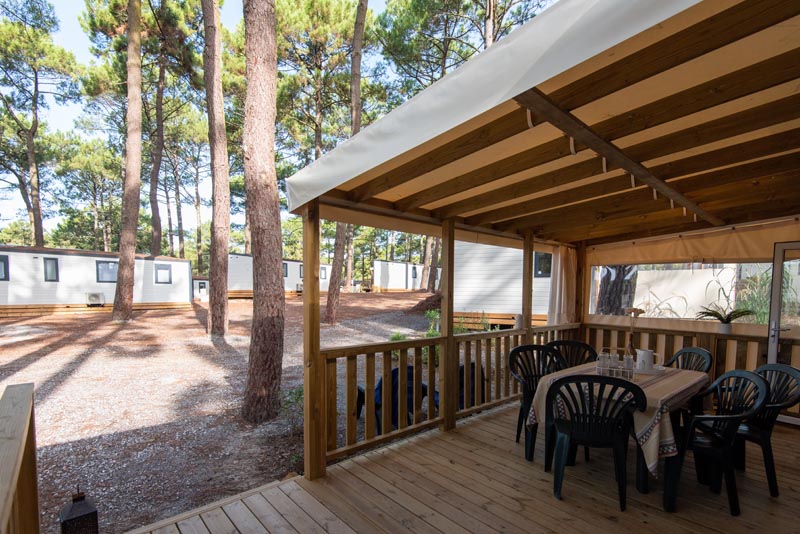 Camping Club Navarrosse Plage - MS Vacances - Mobil home - 6p - Cottage Bahia CONFORT climatisé