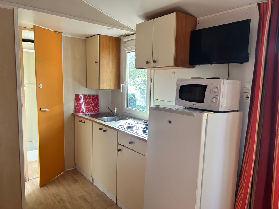 Les Pins du Soleil - Mobil home - Mobilhome 4 personnes - CLASSIQUE TYPE III - CLIM - TV