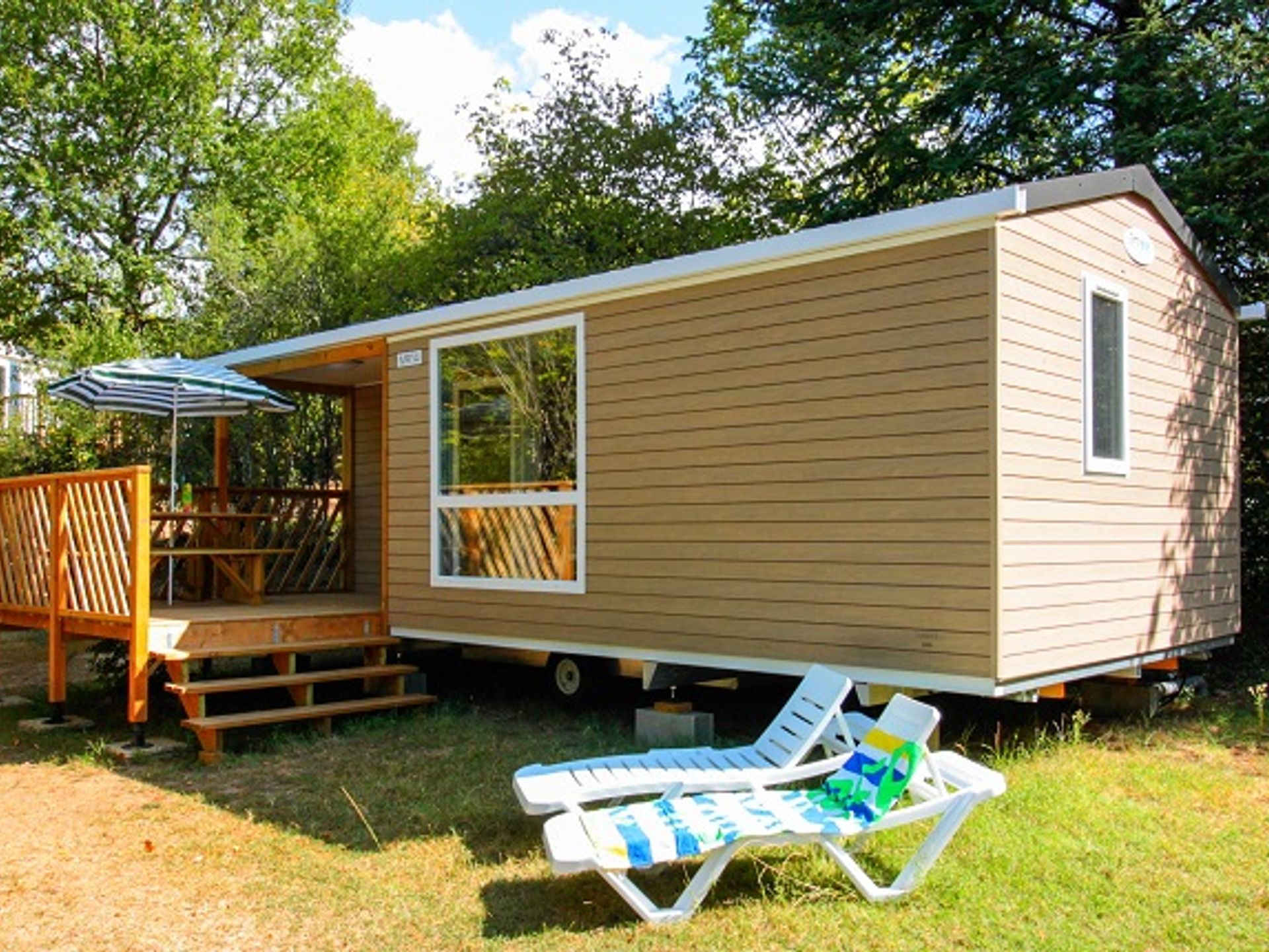 Domaine de la Paille Basse - Mobil home - Loggia