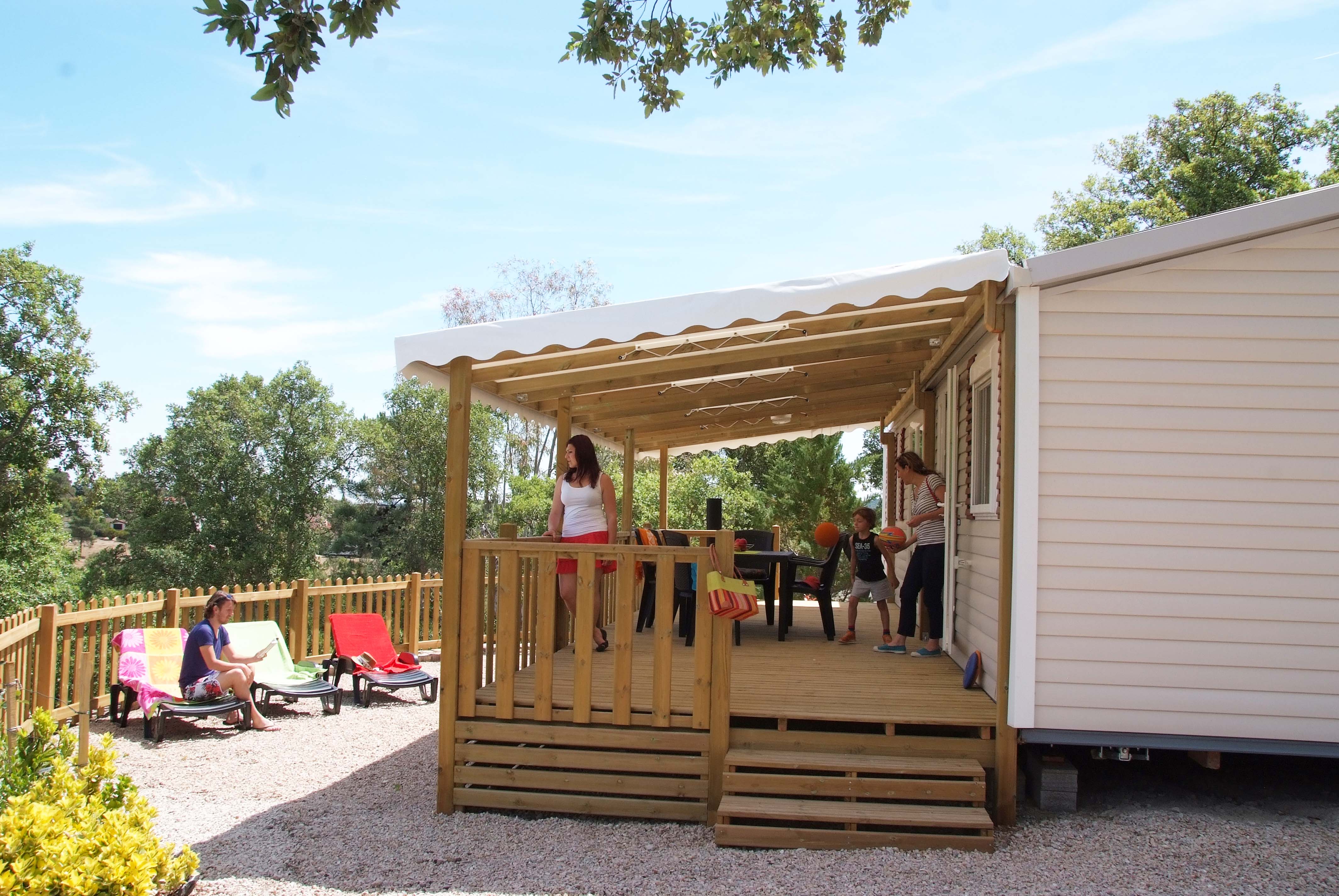 Domaine La Bergerie - Mobil home - Cottage Espace A - 3 chambres - 6 personnes