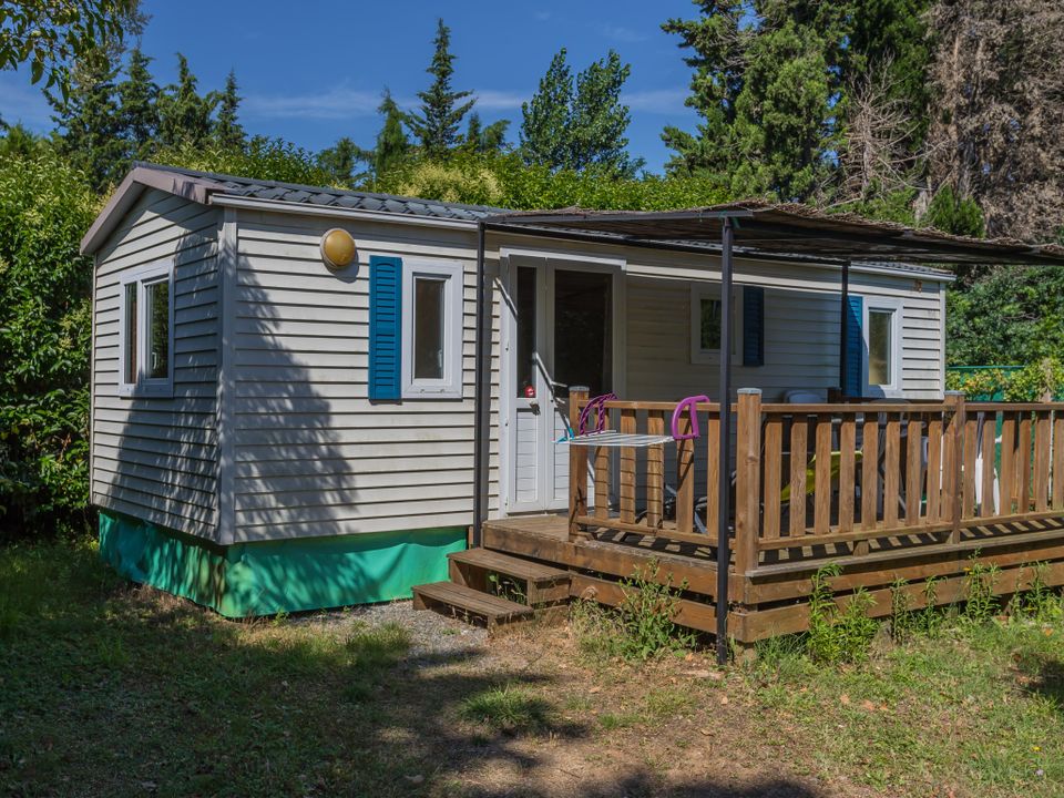 Camping de Montolieu - Mobil home - Mobilhome 4 personnes - 25 m², climatisation