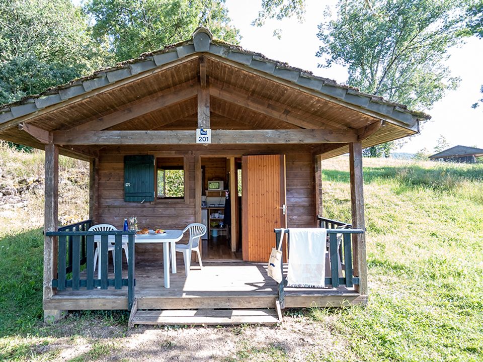 Camping du Lac du Causse - Châlet - Chalet 4 personnes - Ecolodge bois (sans sanitaires)