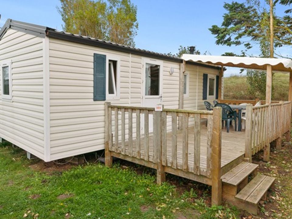 Château du Gibanel - Mobil home - Mobilhome 6 personnes - Comfort XL | 2 Ch. | 4/6 Pers. | Terrasse surélevée