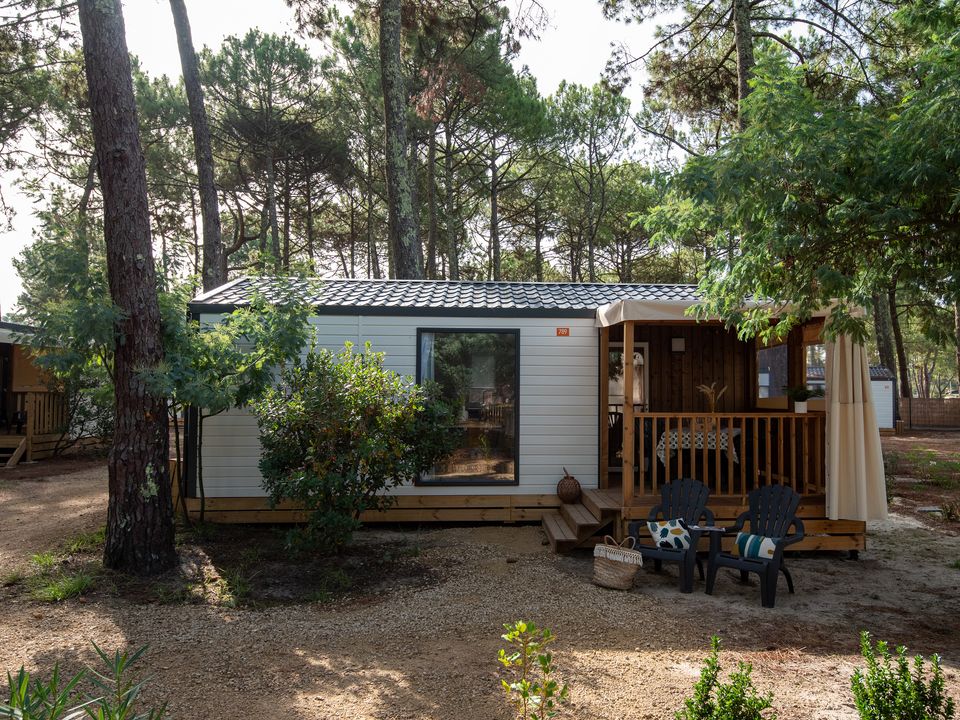 Camping Club Le Vivier - MS Vacances - Mobil home - Mobilhome 4 personnes - COTTAGE - 2 Chambres - TV - CLIM - LV