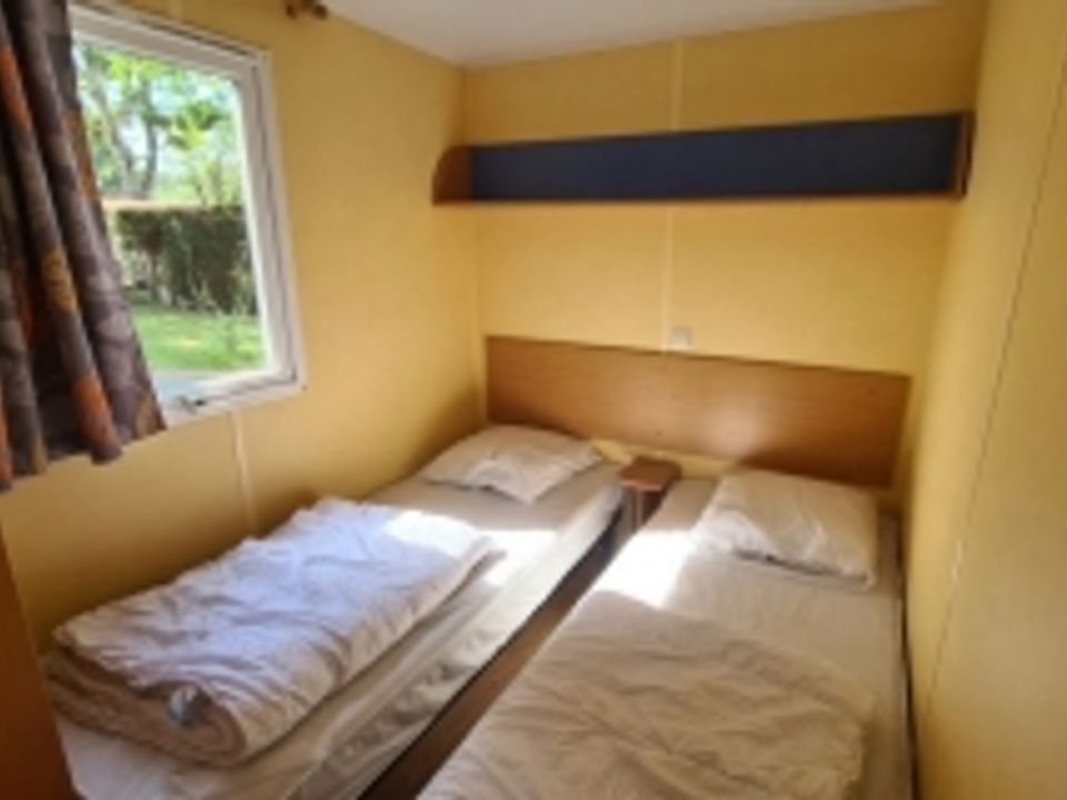 Au Joyeux Faune - Mobil home - Mobilhome 6 personnes - N°102 - 38m2 - 3ch- terrasse semi couverte