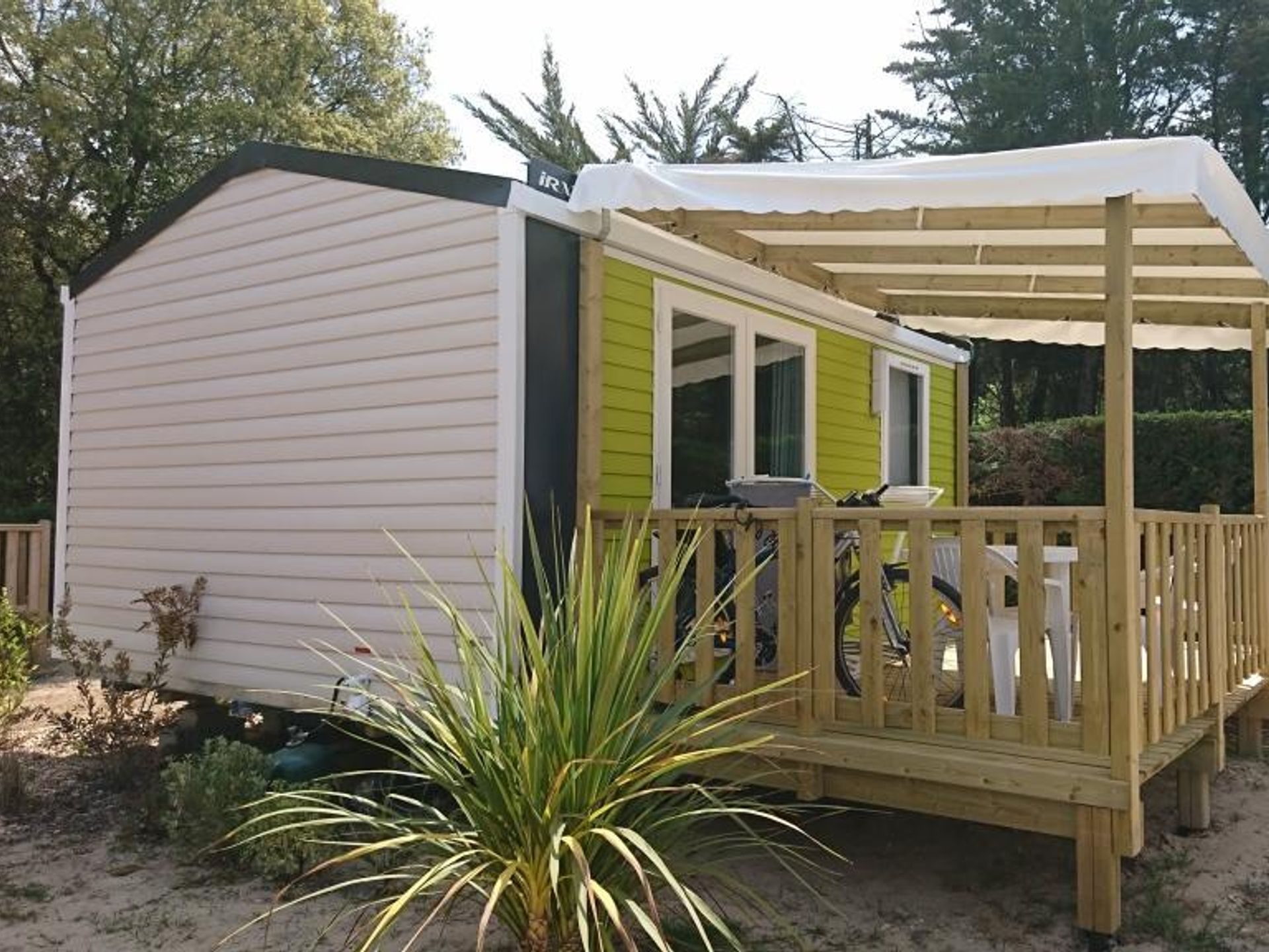 Le Bois Verdon - Mobil home - CAHITA- 1 chambre - 18 m²- terrasse semi-couverte de 12m²