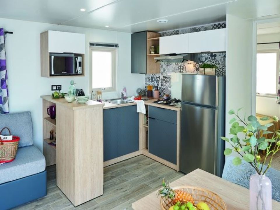 A l’Ombre des Tilleuls - Mobil home - Mobilhome 4 personnes - Mobil home 2 chambres Or (Lodge 972)