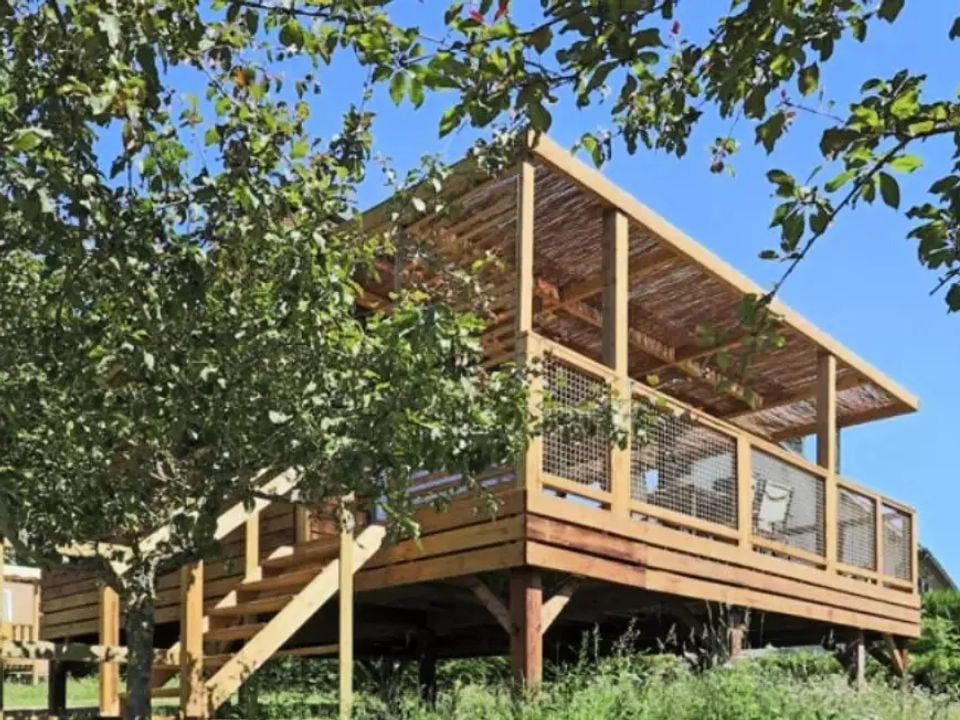 Le Lubéron - Mobil home - Mobilhome 5 personnes - Cottage Séouvo 3 Pièces 5 Personnes Climatisé + TV + Jacuzzi