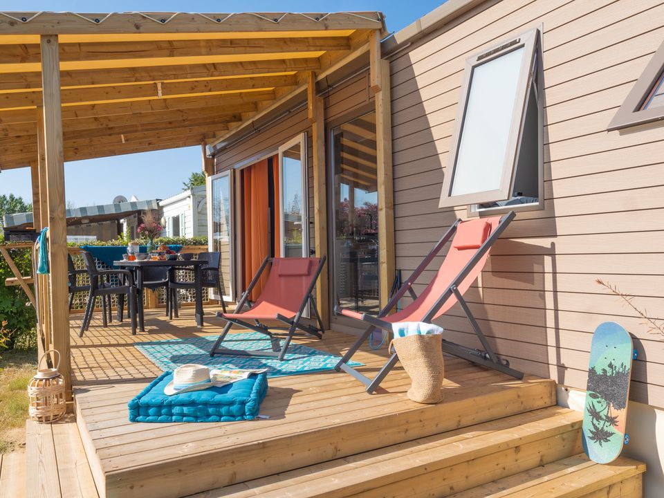 Les Rouillères - Mobil home - Mobilhome 5 personnes - Select TV LV Clim Plancha - 2 chambres - 4/5 pers